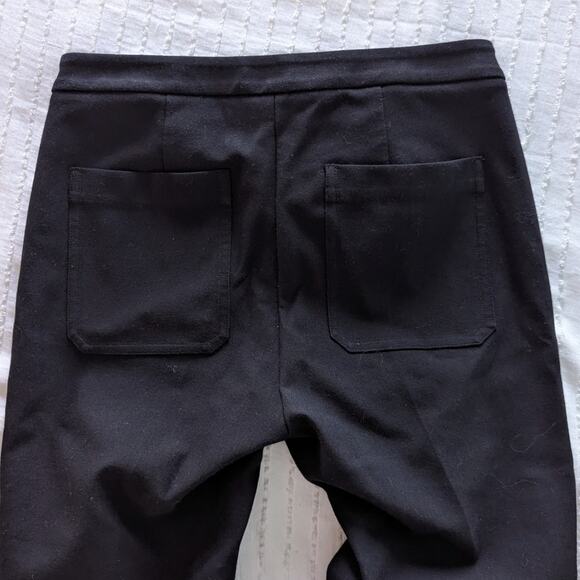 vince. Women's Black Cropped Straight Leg Dress Pants size 4 - Picture 5 of 6